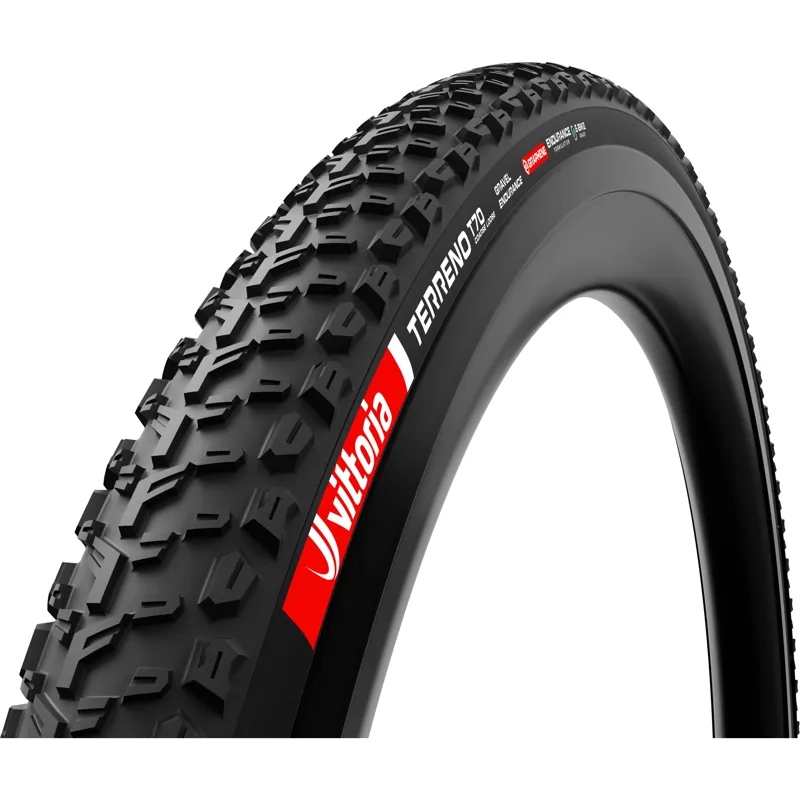 Vittoria Terreno T70 Coarse Loose Gravel Endurance Full Black G2.0 Tubeless Ready Gravel Tyre - 700c