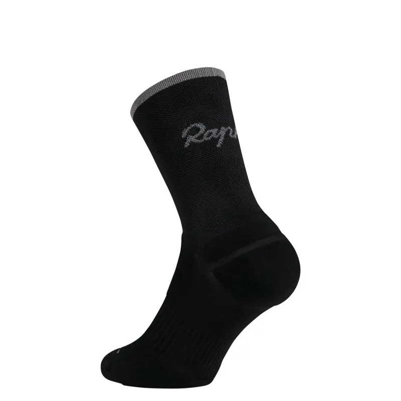 Rapha Brevet Socks in Black and Dark Grey-1