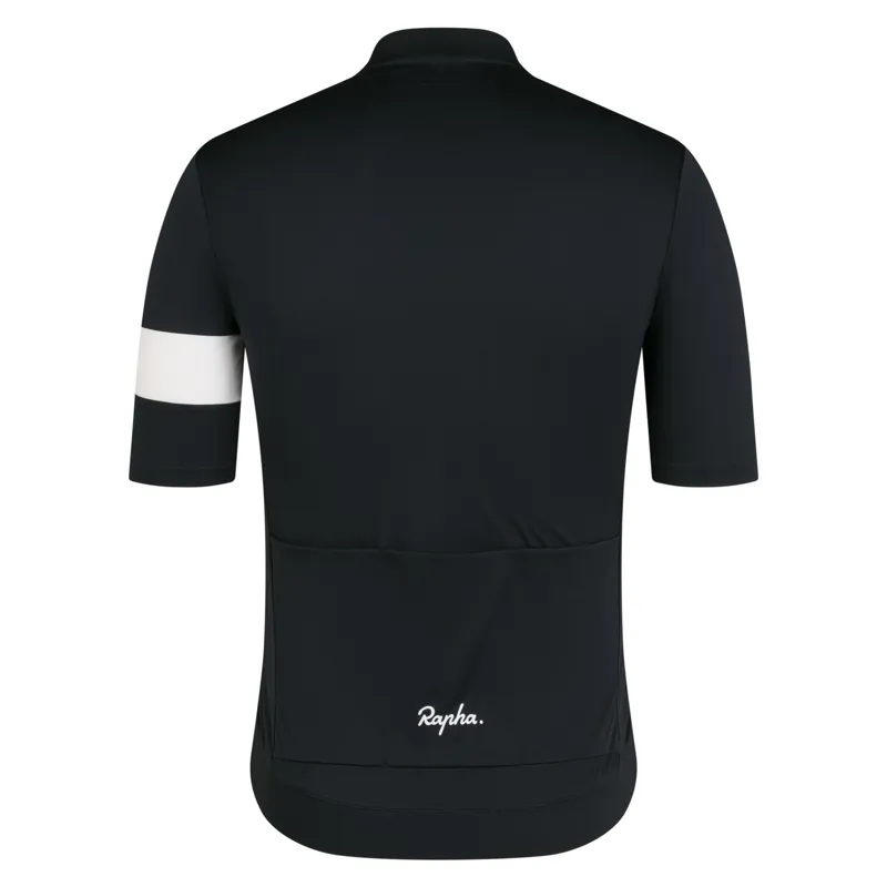 Rapha Mens Core Jersey in Black and White-1