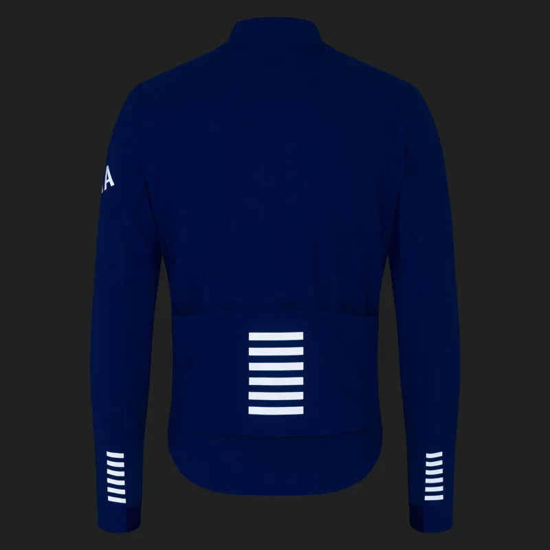 Rapha Men's Pro Team Shadow Winter Jacket in Blue and Silver Reflective-3
