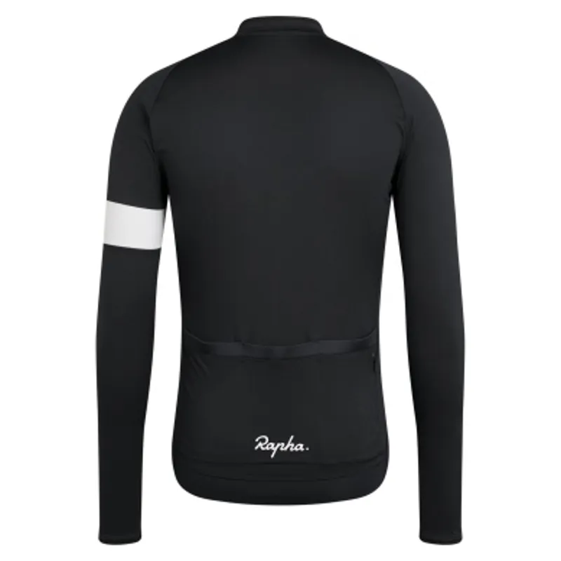 Rapha Men's Core Long Sleeve Cycling Jersey in Black-1