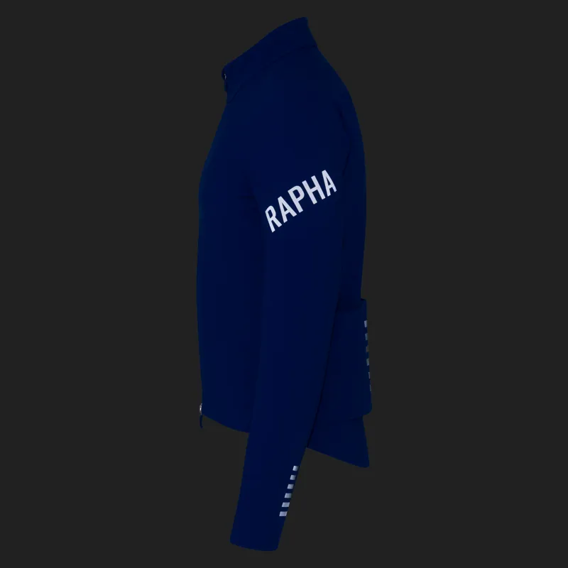 Rapha Men's Pro Team Shadow Winter Jacket in Blue and Silver Reflective-2