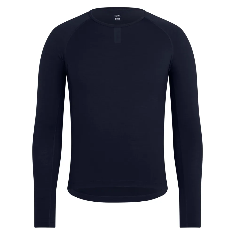 Team Cycles Rapha Men's Merino Long Sleeve Base Layer in Dark Navy | Interest FREE Finance & Online Refund Policy.