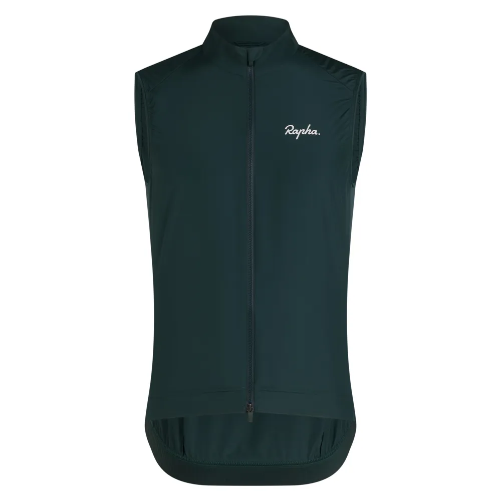 Team Cycles Rapha Men's Core Gilet in Forest Green and White | Interest FREE Finance & Online Refund Policy.