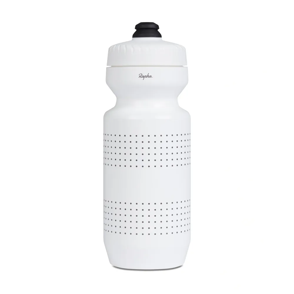 Team Cycles Rapha Brevet Bidon in White and Silver - 625ml | Interest FREE Finance & Online Refund Policy.