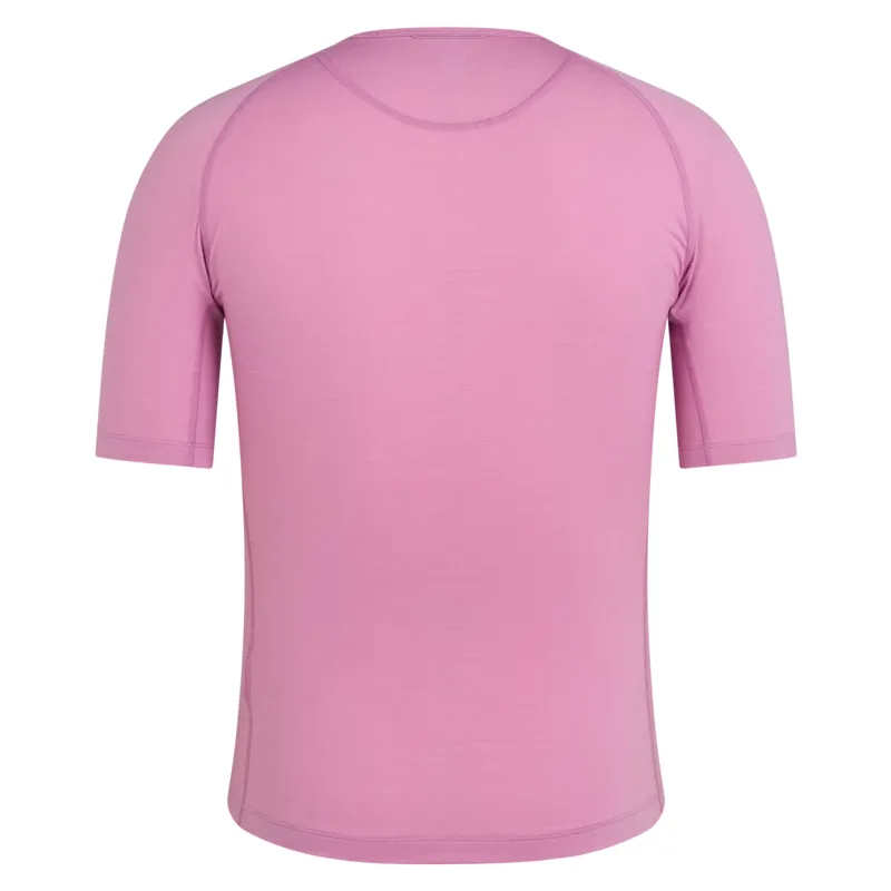 Rapha Men's Short Sleeve Merino Base Layer in Dusty Mauve-1
