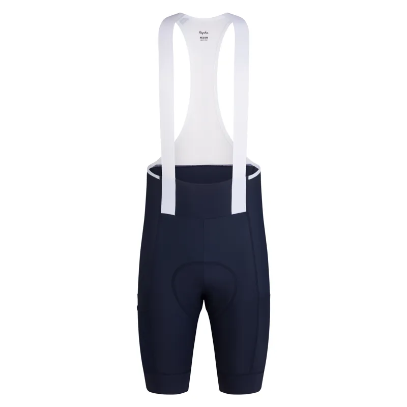 Rapha Mens Brevet Element Bib Shorts in Dark Navy