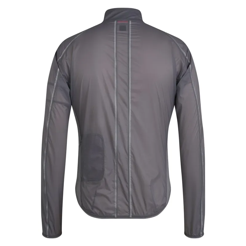 Rapha Men's Brevet Element Wind Jacket in Grey and Silver-1