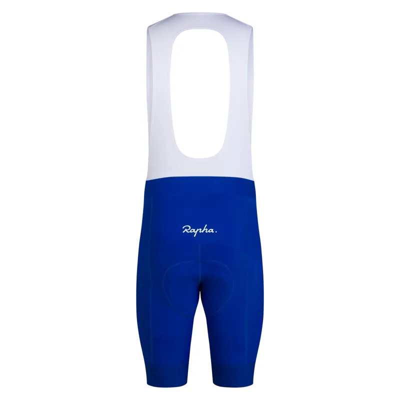Rapha Mens Core Bib Shorts in Indigo and White-3