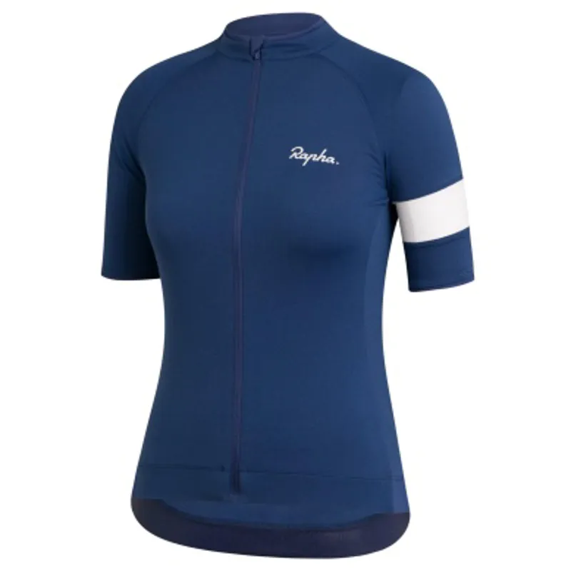 Rapha Women's Core Short Sleeve Cycling Jersey in Blue-1