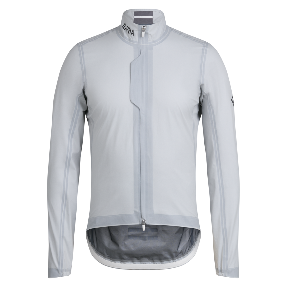 Team Cycles Rapha Men's Pro Team Gore-Tex Lightweight Rain Jacket in White | Interest FREE Finance & Online Refund Policy.