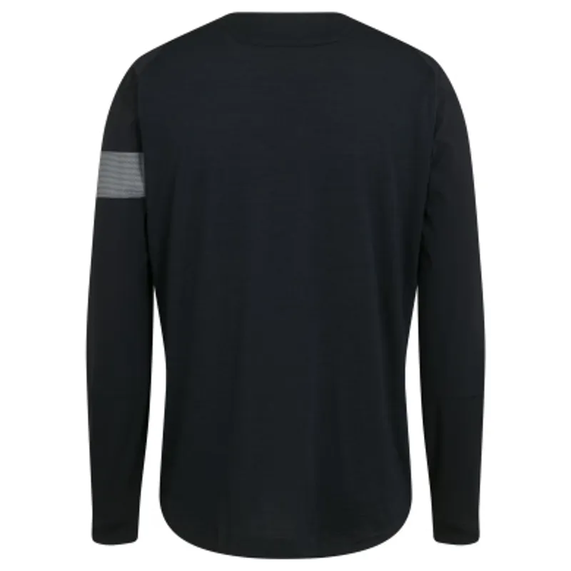 Rapha Trail Windblock Long Sleeve Mountain Bike Jersey in Black-2