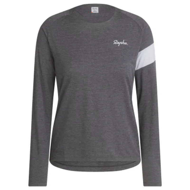 Rapha Women's Trail LS Technical T Shirt in Grey-1