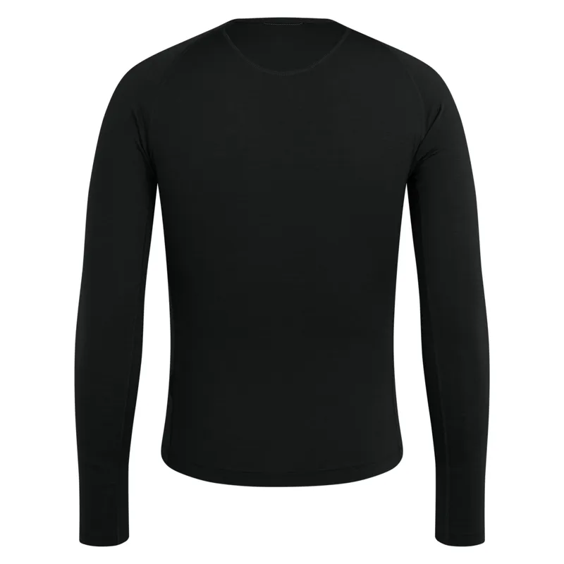 Rapha Men's Merino Long Sleeve Base Layer in Black-1