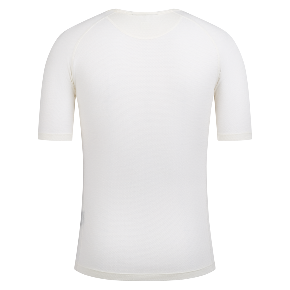Team Cycles Rapha Men's Merino Lightweight Short Sleeve Base Layer in Cream and White | Interest FREE Finance & Online Refund Policy.