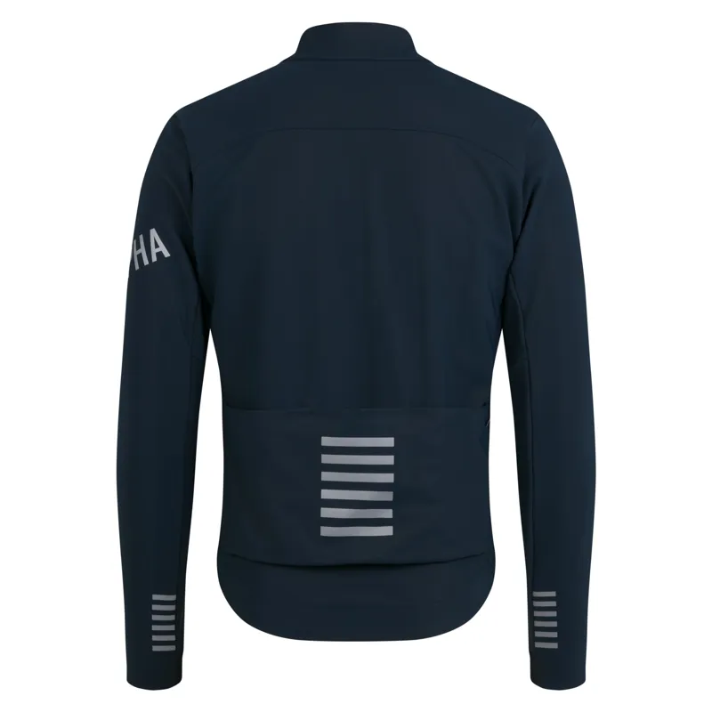 Rapha Men's Pro Team Shadow Winter Jacket in Carbon and Silver Reflective-1