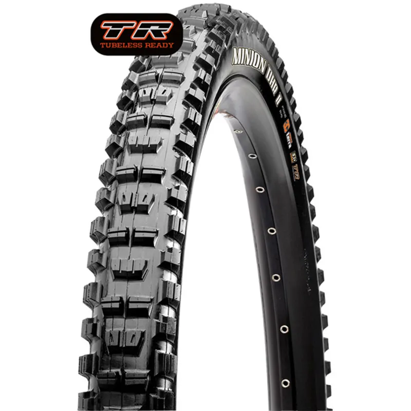 Maxxis Minion DHR II 120 TPI Folding 3C MaxxTerra EXO Tubeless Mountain  Bike Tyre x