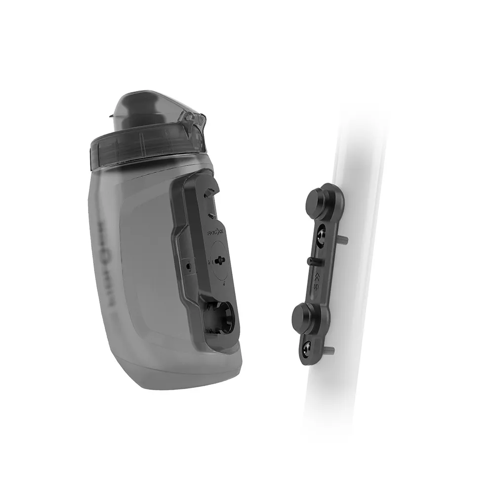 Team Cycles Fidlock TWIST Bottle 450 + Uni Base in Trans Black - 450ml | Interest FREE Finance & Online Refund Policy.