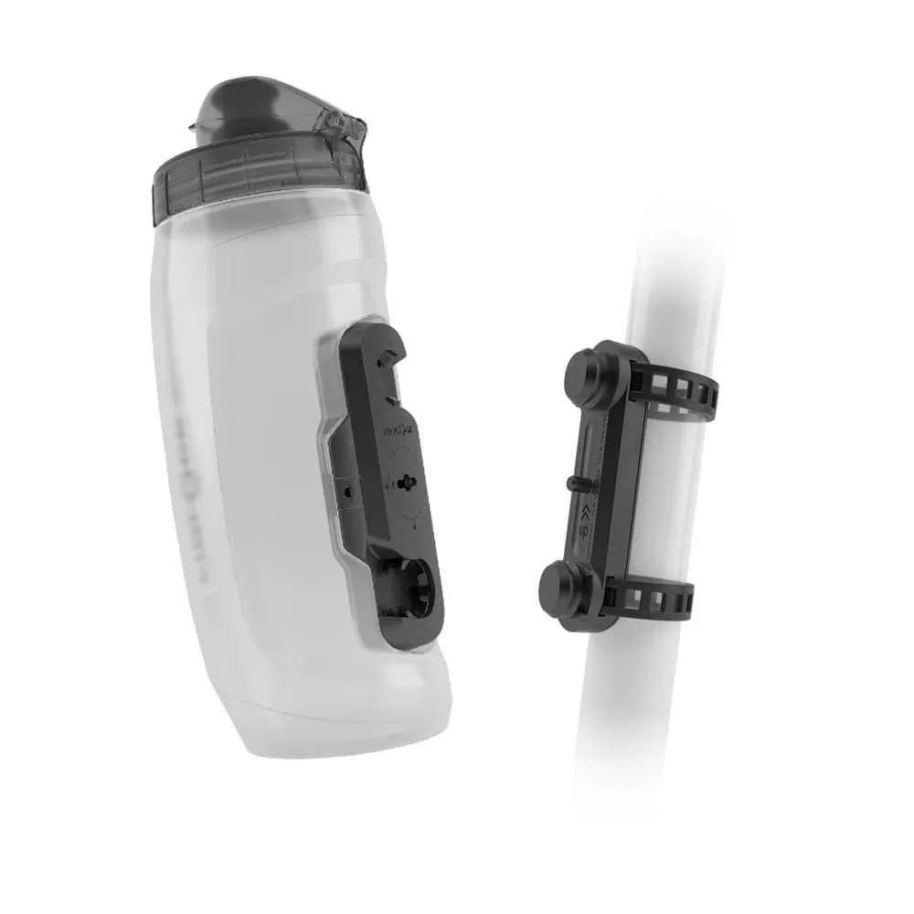 Team Cycles Fidlock TWIST Bottle 590 + Uni Base in Trans Black - 590ml | Interest FREE Finance & Online Refund Policy.