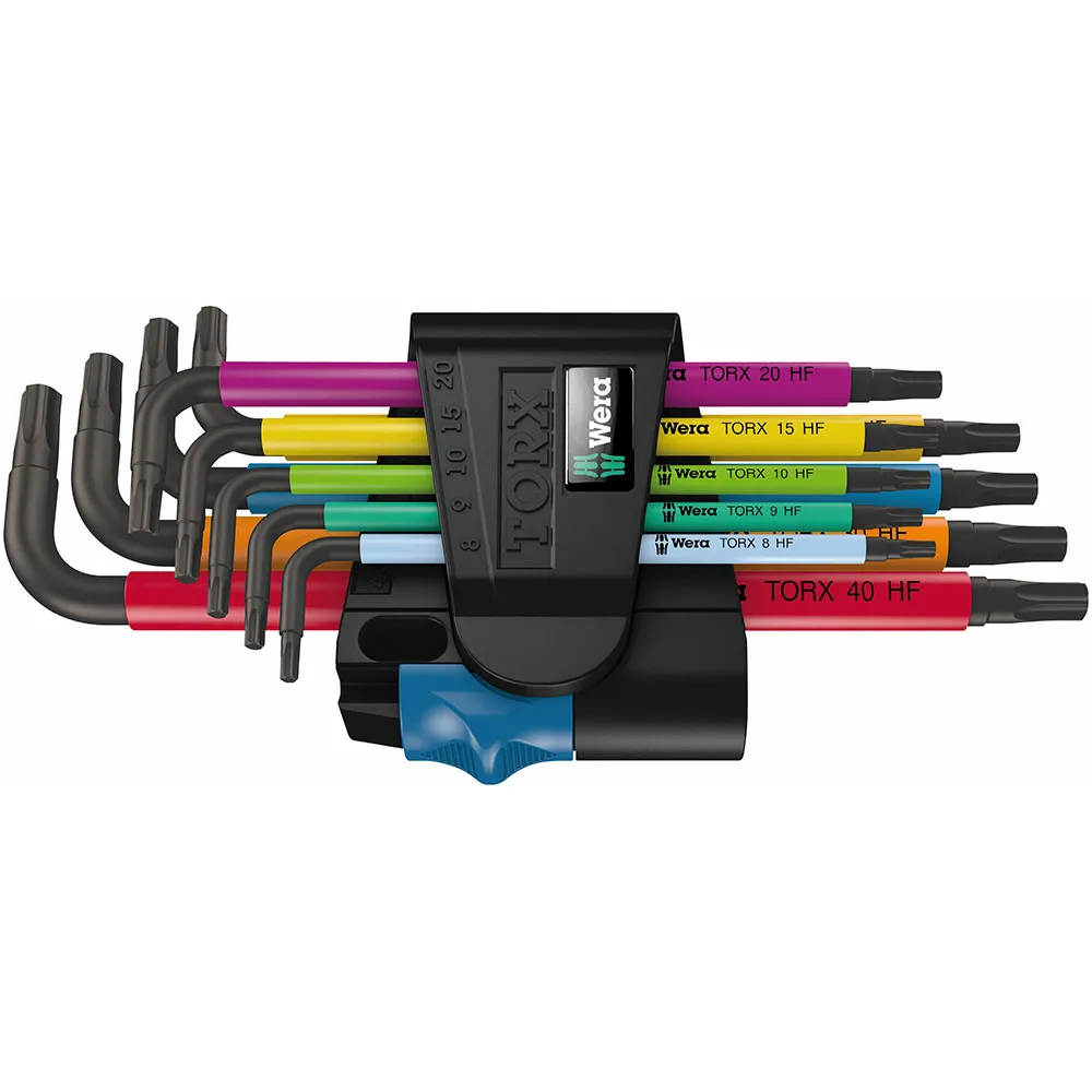 Team Cycles Wera Tools 967/9 TX Multicolour HF 1 L-key Set With Holding Function | Interest FREE Finance & Online Refund Policy.