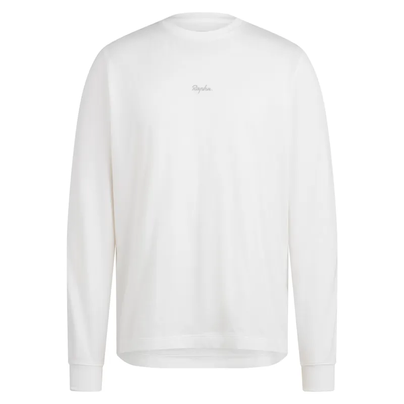 Rapha Men's Long Sleeve Cotton T-Shirt in White