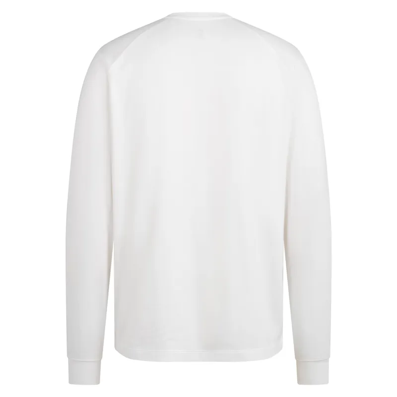 Rapha Men's Long Sleeve Cotton T-Shirt in White-1