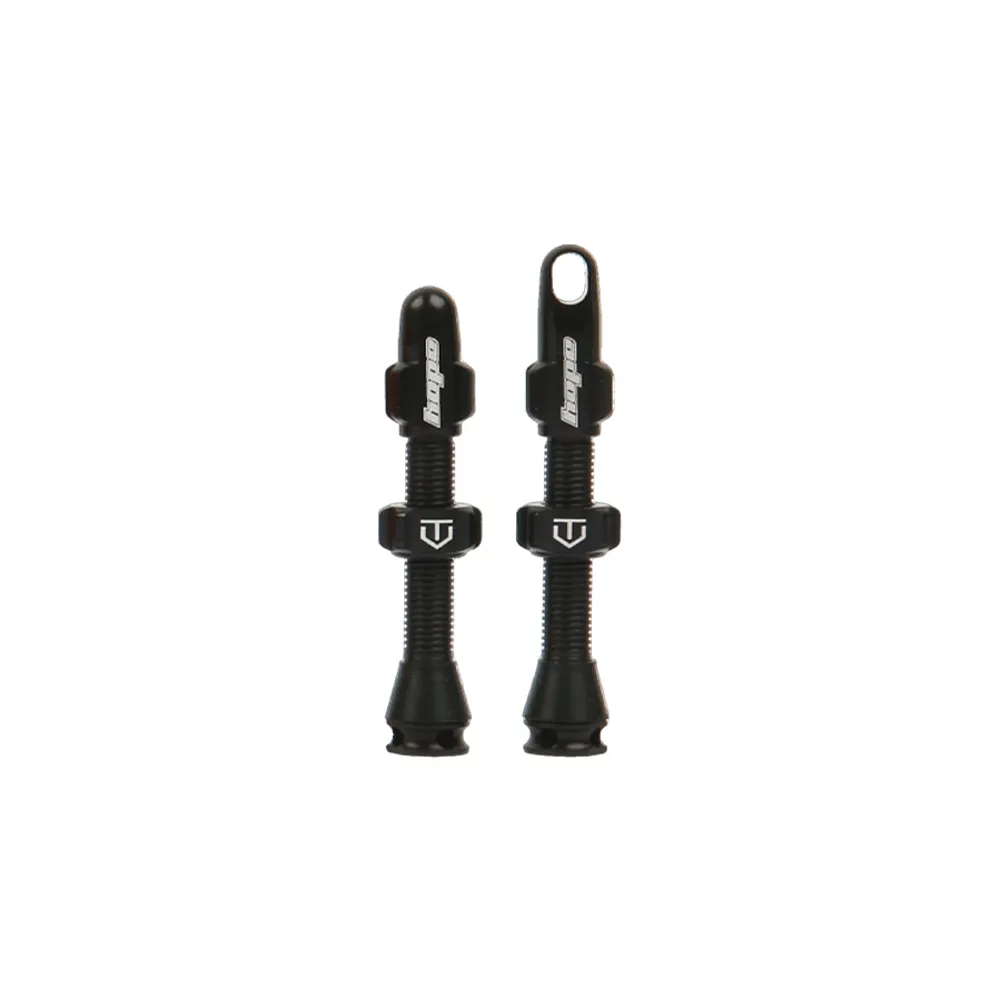 Team Cycles Hope Tubeless Valves in Black - 60mm | Interest FREE Finance & Online Refund Policy.