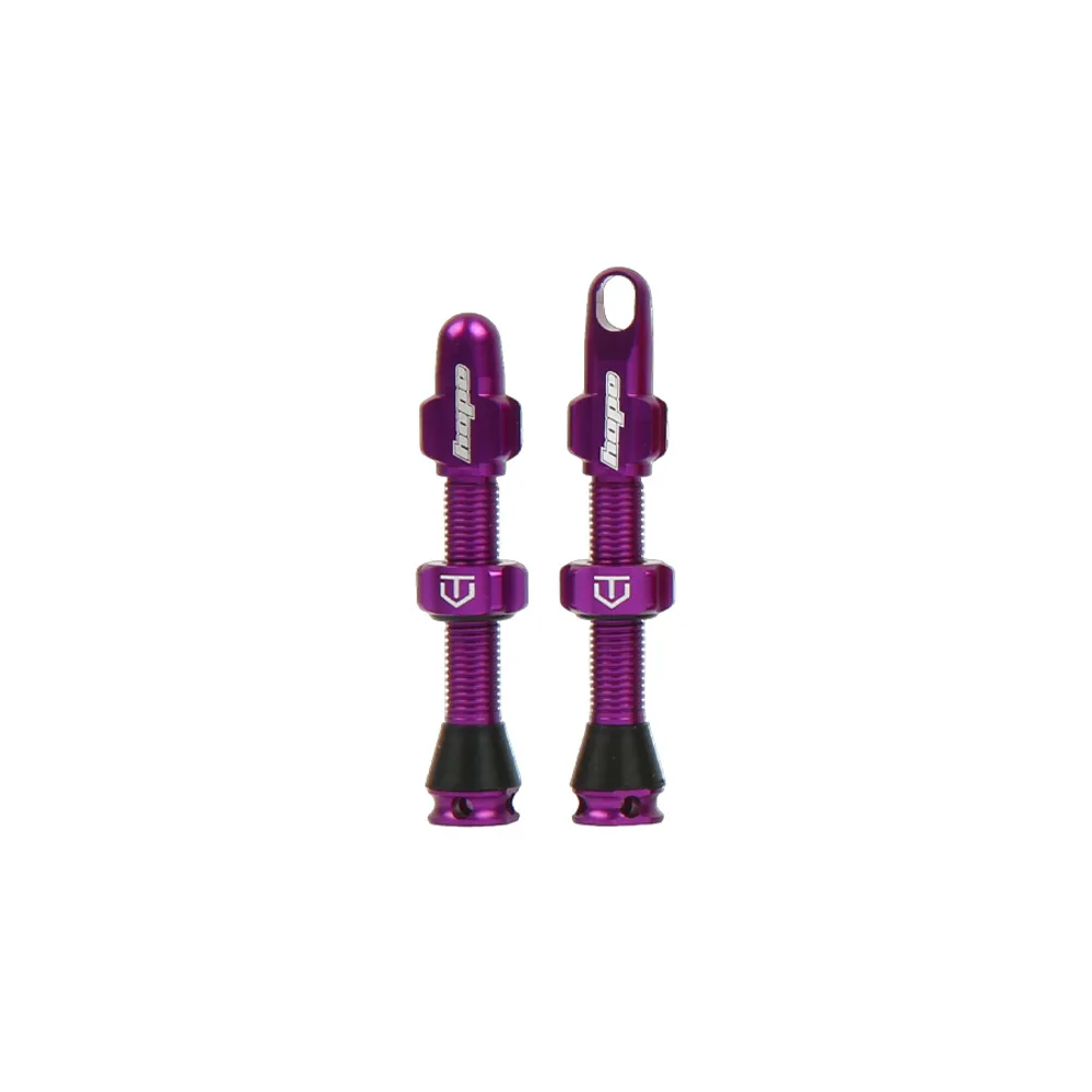 Team Cycles Hope Tubeless Valves in Purple - 60mm | Interest FREE Finance & Online Refund Policy.