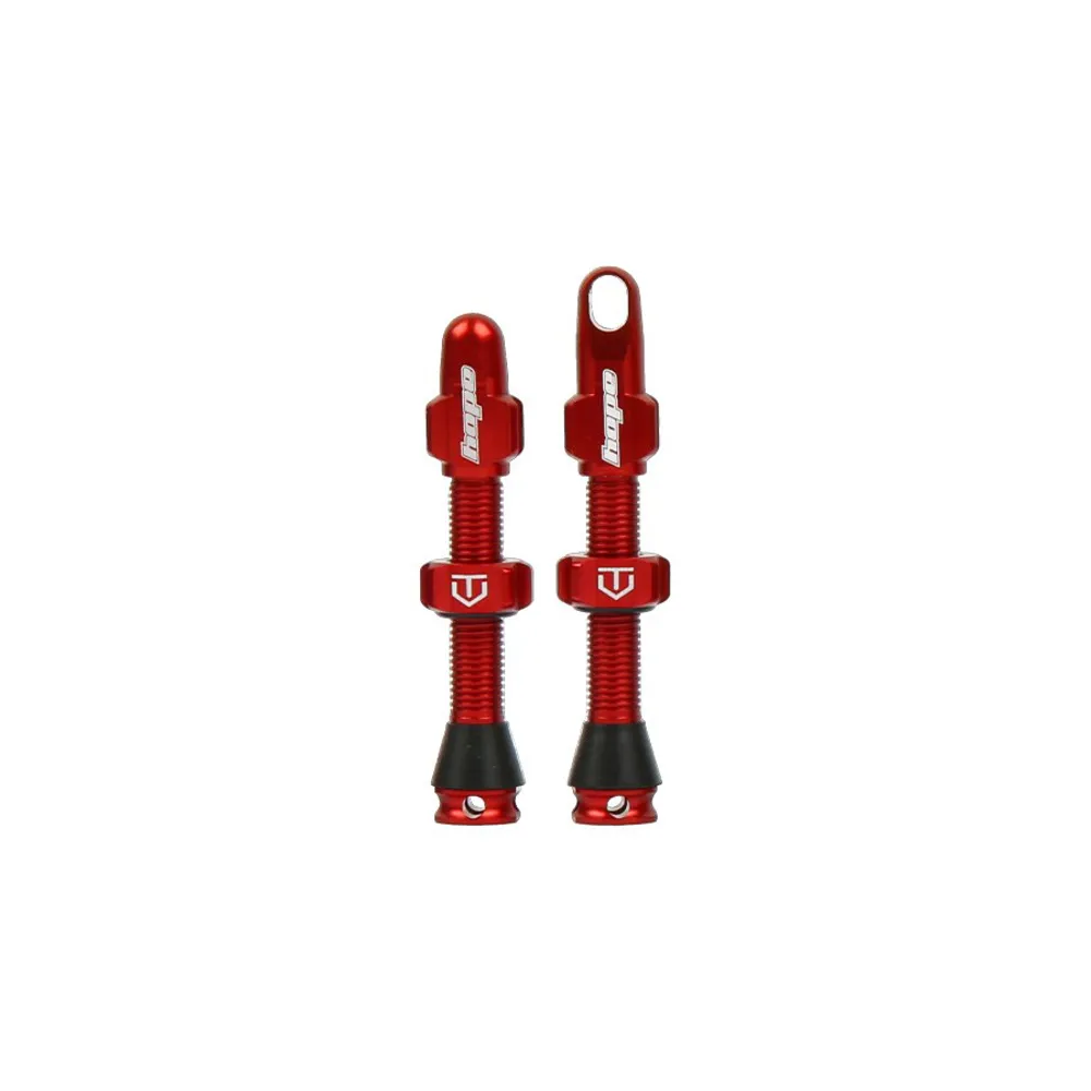Team Cycles Hope Tubeless Valves in Red - 60mm | Interest FREE Finance & Online Refund Policy.