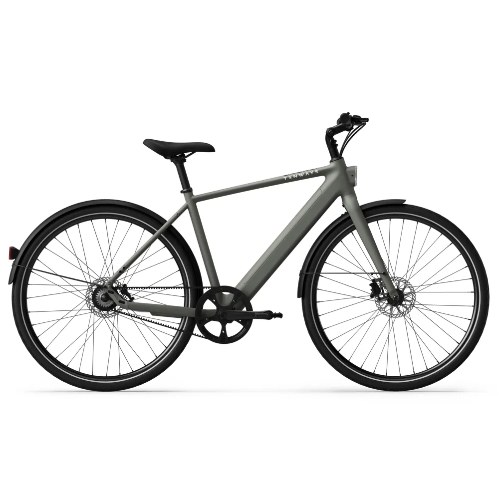 Team Cycles Tenways CGO600PRO 360Wh Electric Hybrid Bike in Willow Mist | Interest FREE Finance & Online Refund Policy.