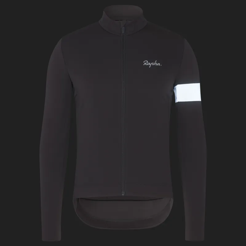 Rapha Men's Core Winter Jacket in Mushroom and White-1