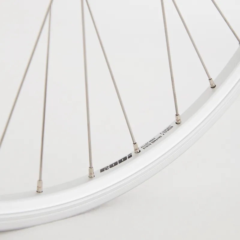 M Parts MTB Rear Wheel Nutted Screw On silver 26 inch-1