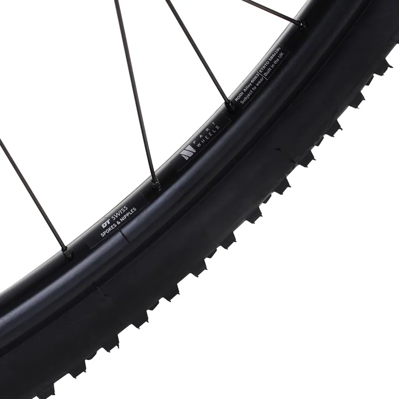 M Part Wheels 27.5 inch 650b 100 mm QR MTB Disc Front Wheel and Tyre Bundle in Black -3