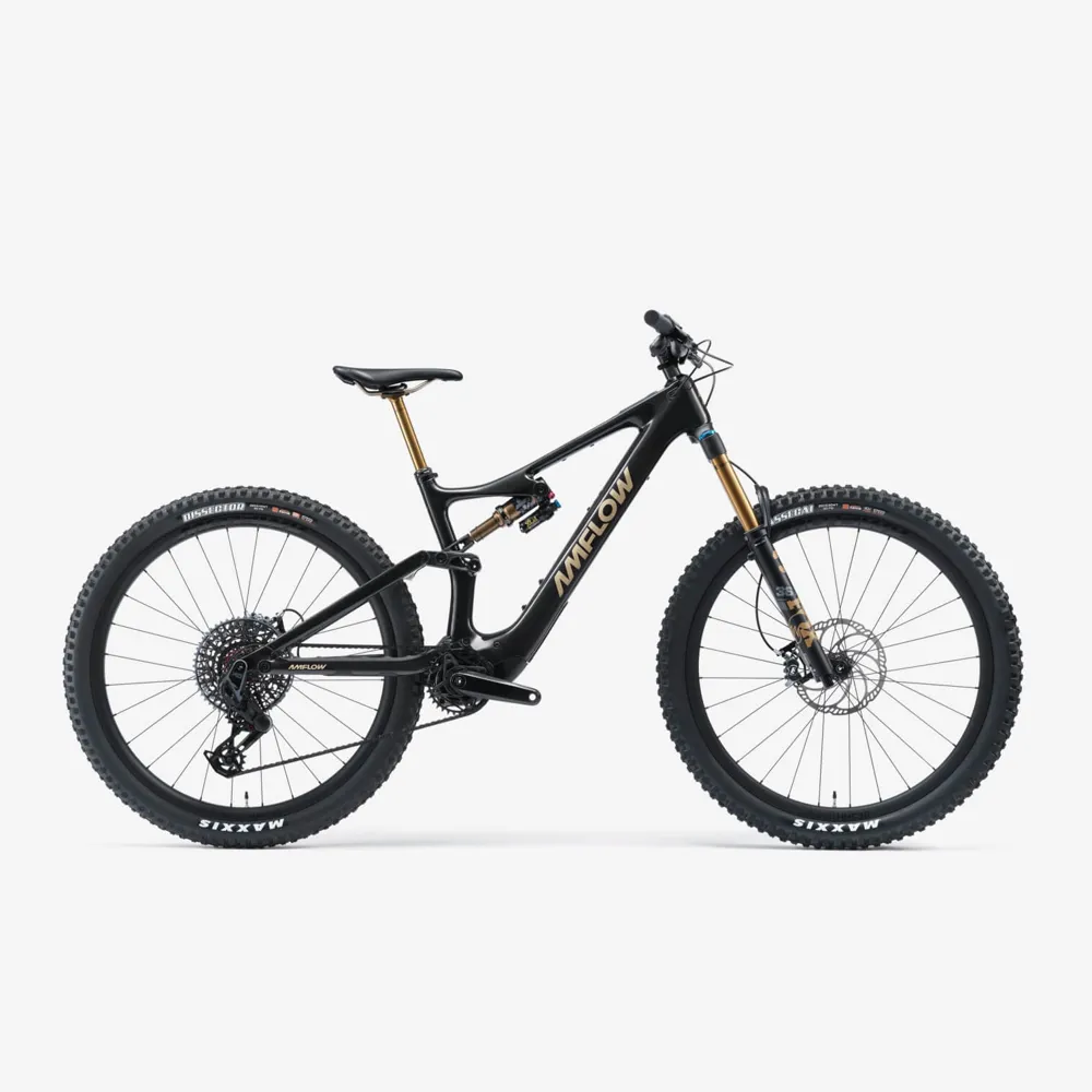 Team Cycles Amflow PL Carbon Pro 800Wh Electric Full Suspension Mountain Bike in Cosmic Black | Interest FREE Finance & Online Refund Policy.