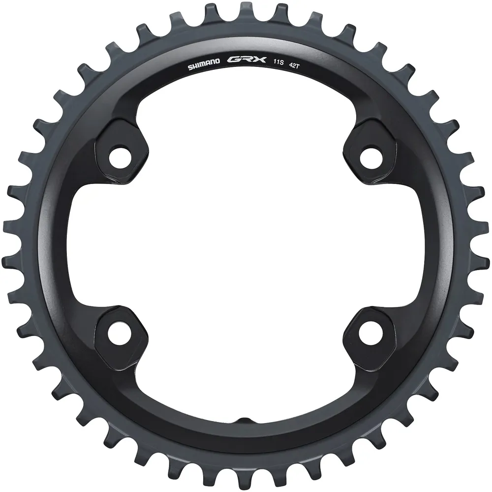 Team Cycles Shimano GRX FC-RX810-1 11 Speed Single Chainring - 42T | Interest FREE Finance & Online Refund Policy.