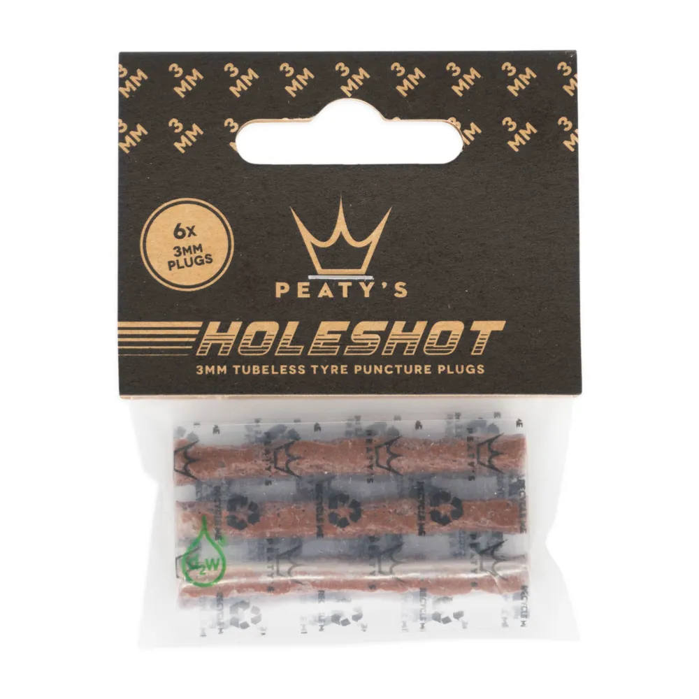 Team Cycles Peaty's Holeshot Tubeless Puncture Plugger Refill Pack - 3mm | Interest FREE Finance & Online Refund Policy.
