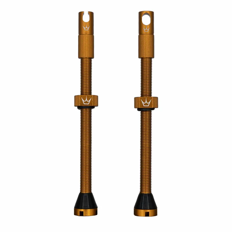 Peaty's x Chris King Tubeless MK2 Valves in Bourbon-2