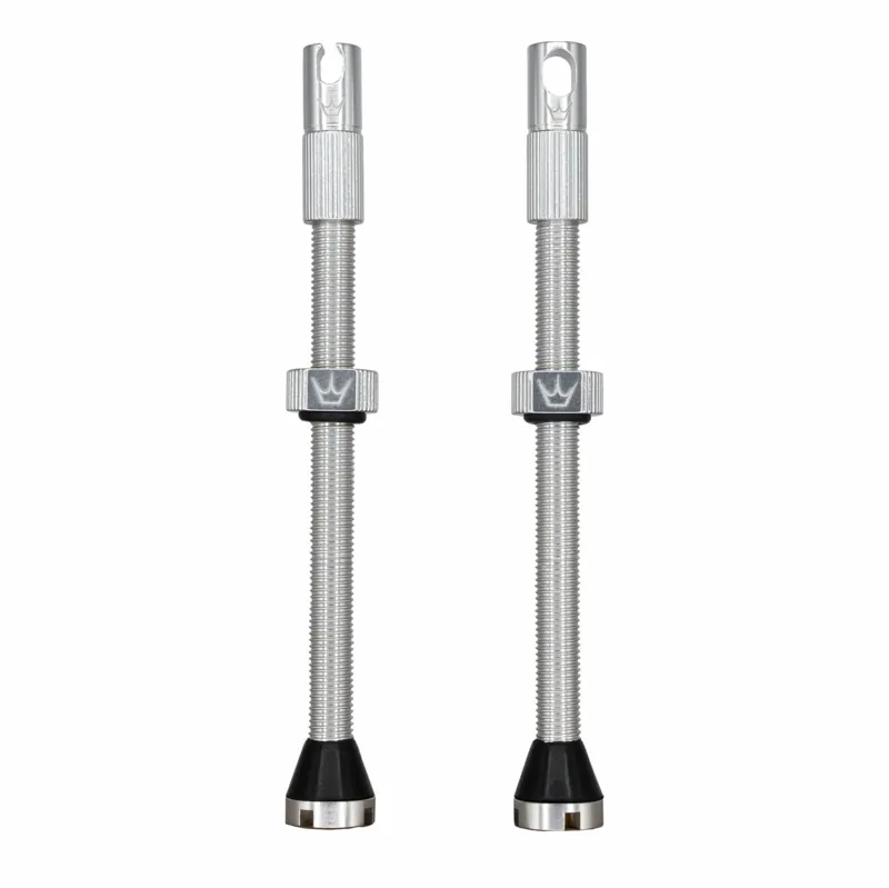Peaty's x Chris King Tubeless MK2 Valves in Silver-2