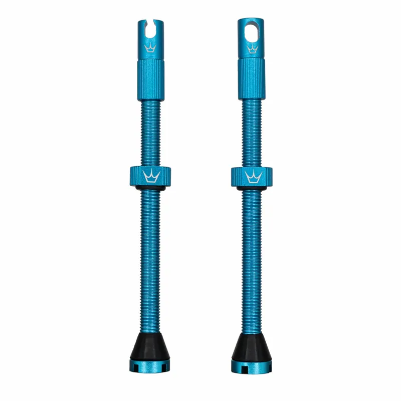 Peaty's x Chris King Tubeless MK2 Valves in Turquoise-2