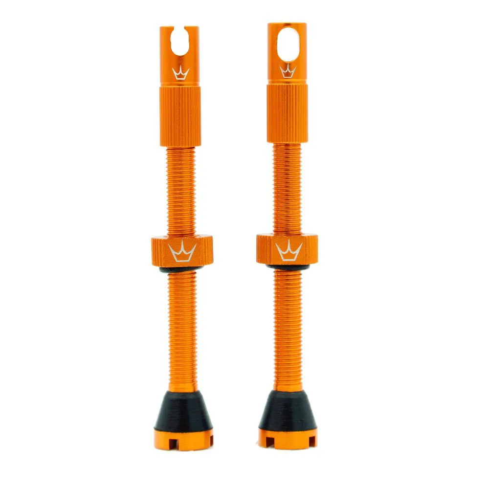 Team Cycles Peaty's x Chris King Tubeless MK2 Valves in Mango | Interest FREE Finance & Online Refund Policy.