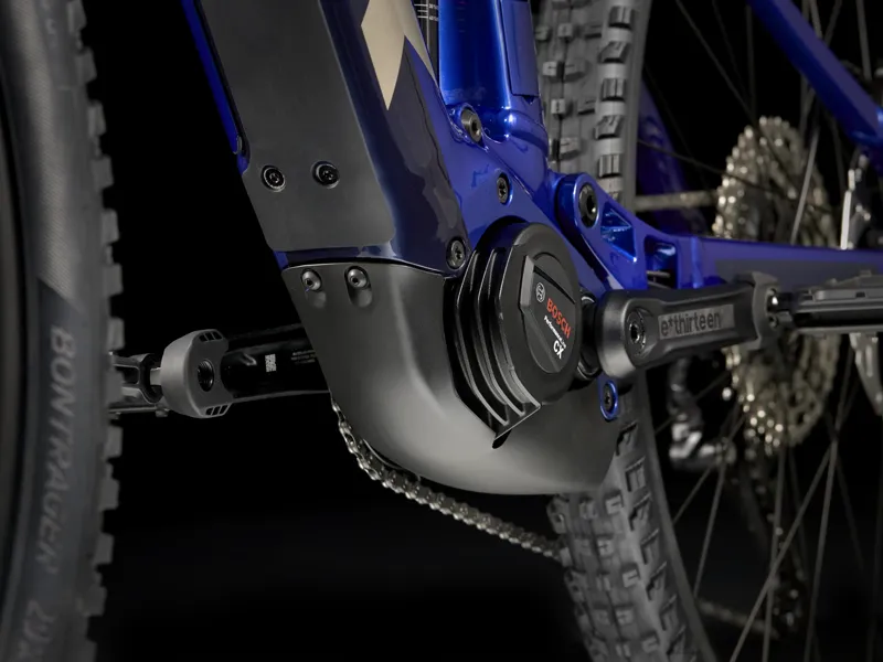 TREK Rail 5 Gen 3 625Wh Full Suspension Electric Mountain Bike in Hex Blue-6