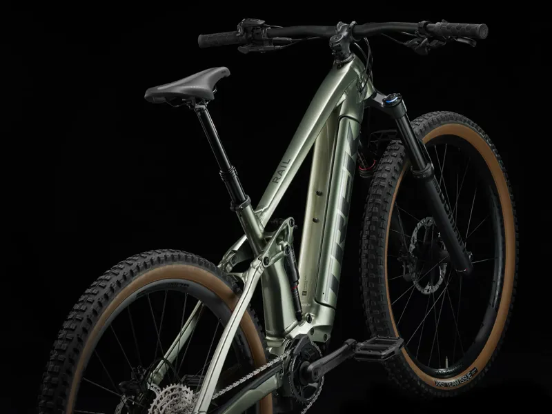 TREK Rail 7 Gen 3 625Wh Full Suspension Electric Mountain Bike in Lichen-1