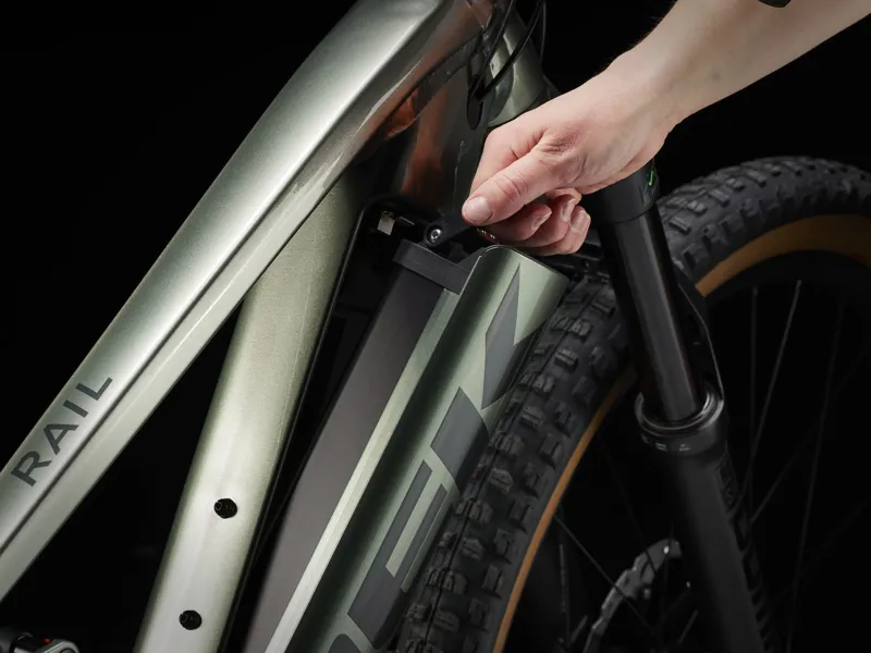 TREK Rail 7 Gen 3 625Wh Full Suspension Electric Mountain Bike in Lichen-7