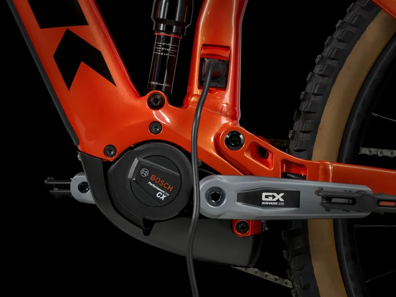 TREK Rail 8 GX AXS T-Type Gen 3 625Wh Full Suspension Electric Mountain Bike in Lava-2
