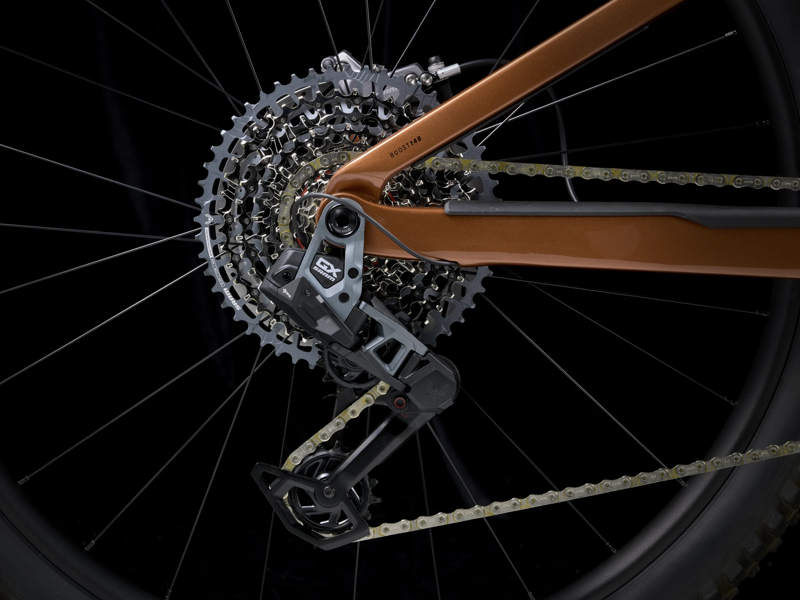 TREK Rail 9.8 GX AXS T-Type Gen 4 750Wh Full Suspension Mountain Bike in Pennyflake-8