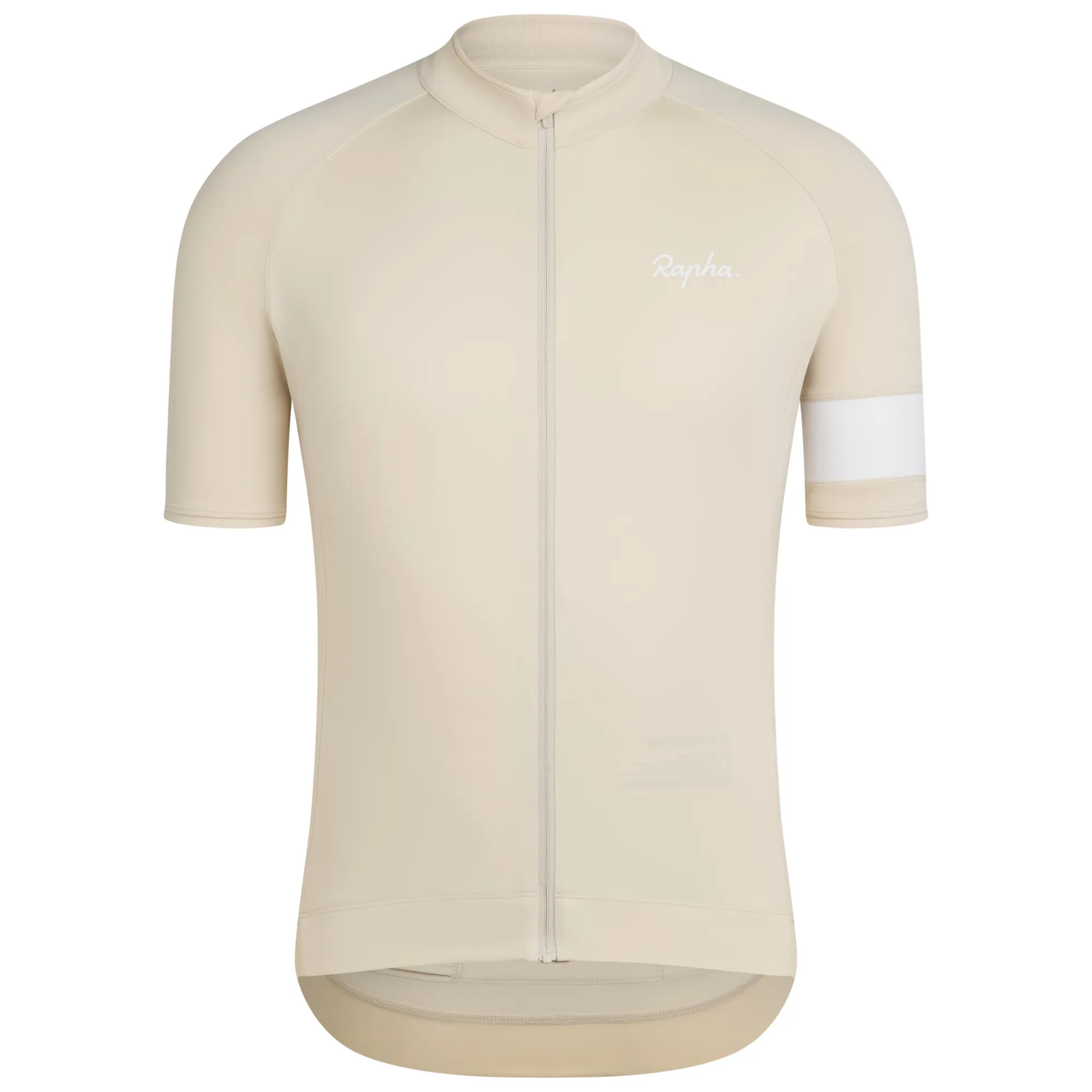 Rapha Men s Core Short Sleeve Cycling Jersey in Bone and White