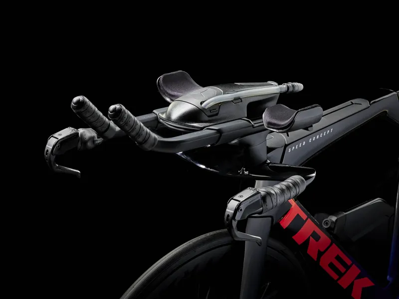 TREK Speed Concept SLR 7 AXS Trialthlon Bike in Hex Blue and Black-2