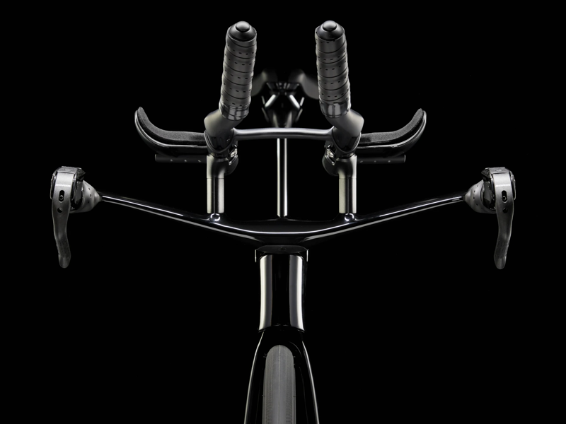 TREK Speed Concept SLR 7 AXS Triathlon Bike in Deep Smoke and Gloss Trek Black-5