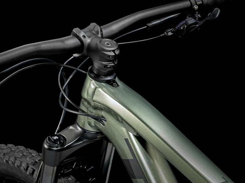 TREK Top Fuel 5 Full Suspension Mountain Bike in Lichen Green-2