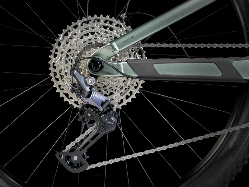 TREK Top Fuel 5 Full Suspension Mountain Bike in Lichen Green-3